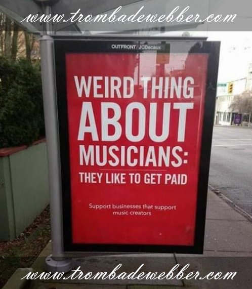 Musicians Like To Get Paid
